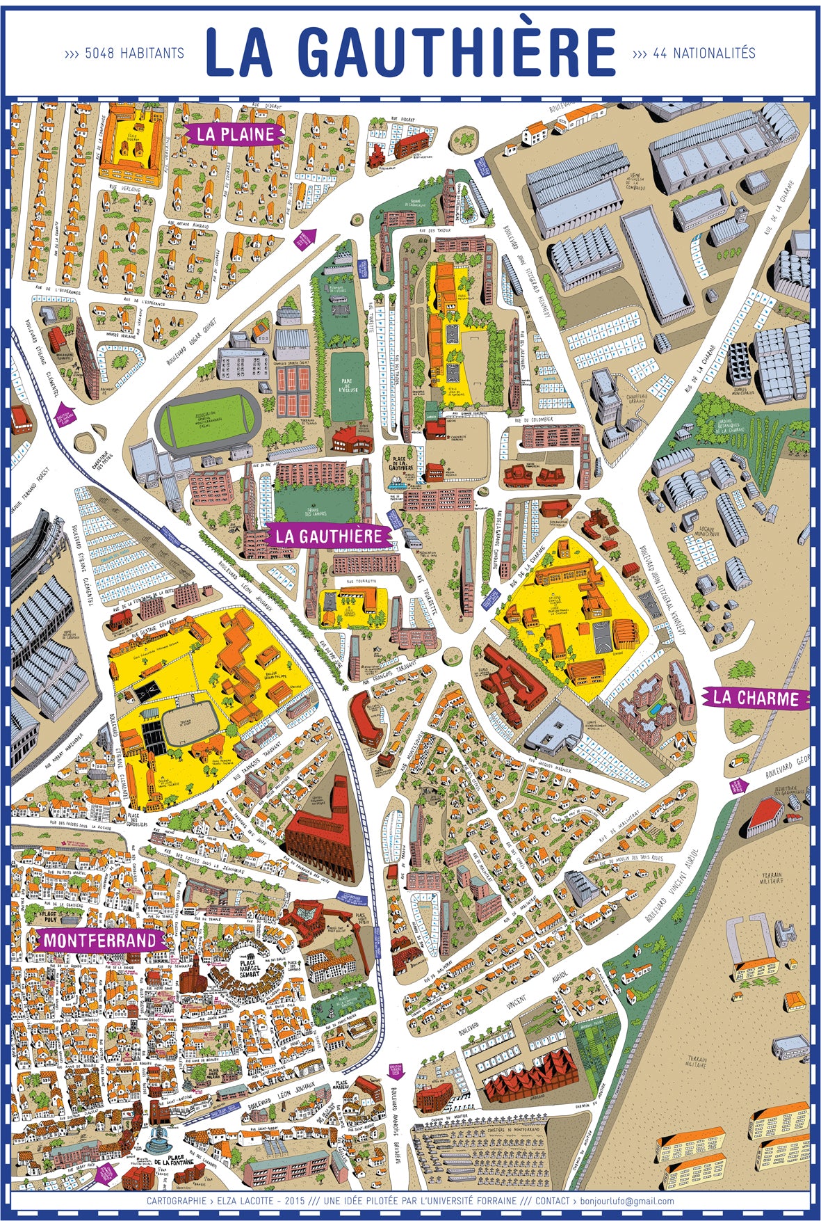 Cartographie La Gauthière